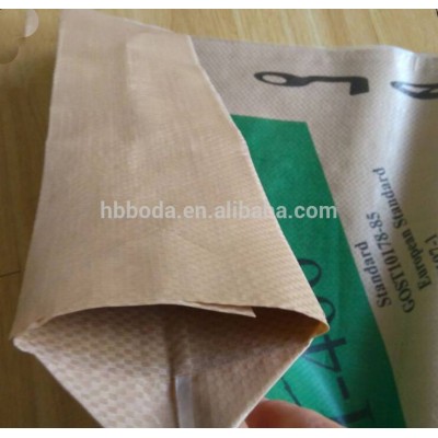 Waimaotong PP Ad Star Valve Cement Bag Factory Plastic China Filling by Haver Machines Germany 50kg Woven Bag BODA Bag 40*55*11cm